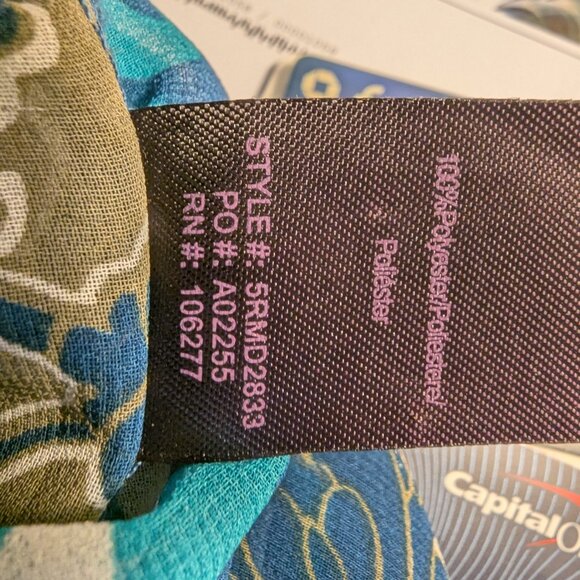 Hale Bob Beaded Multi-Color Pattern Blouse S - Picture 14 of 15